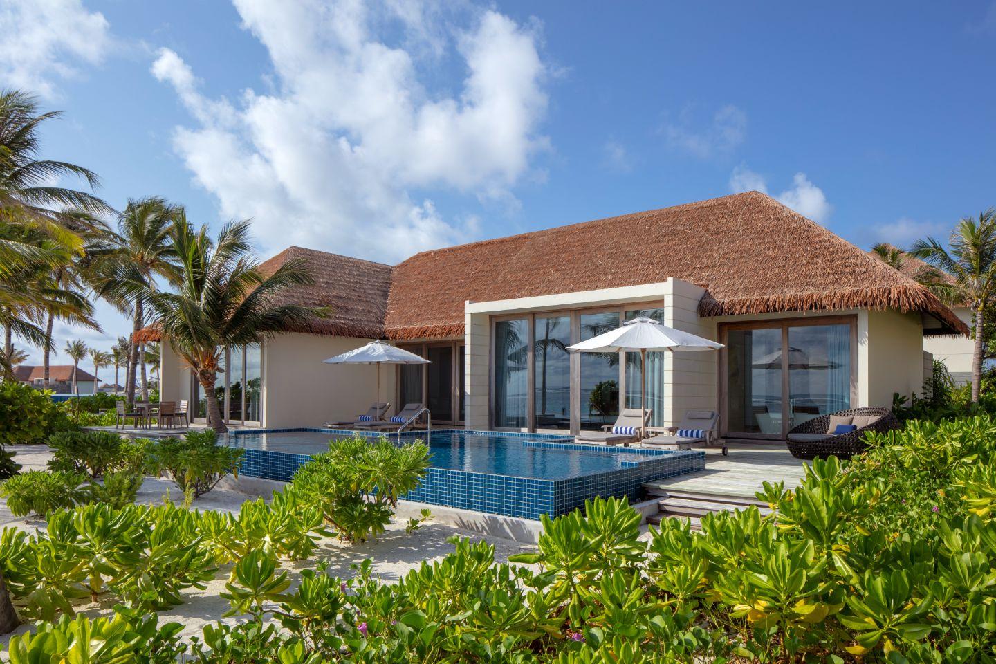 Two-Bedroom Beach Villa - Pool and Sunset View