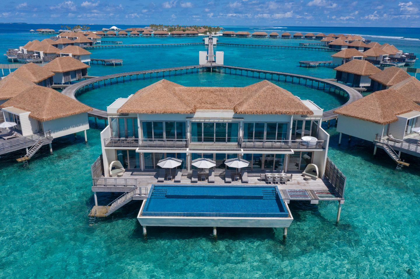 Three-Bedroom Presidential Overwater Villa with Pool