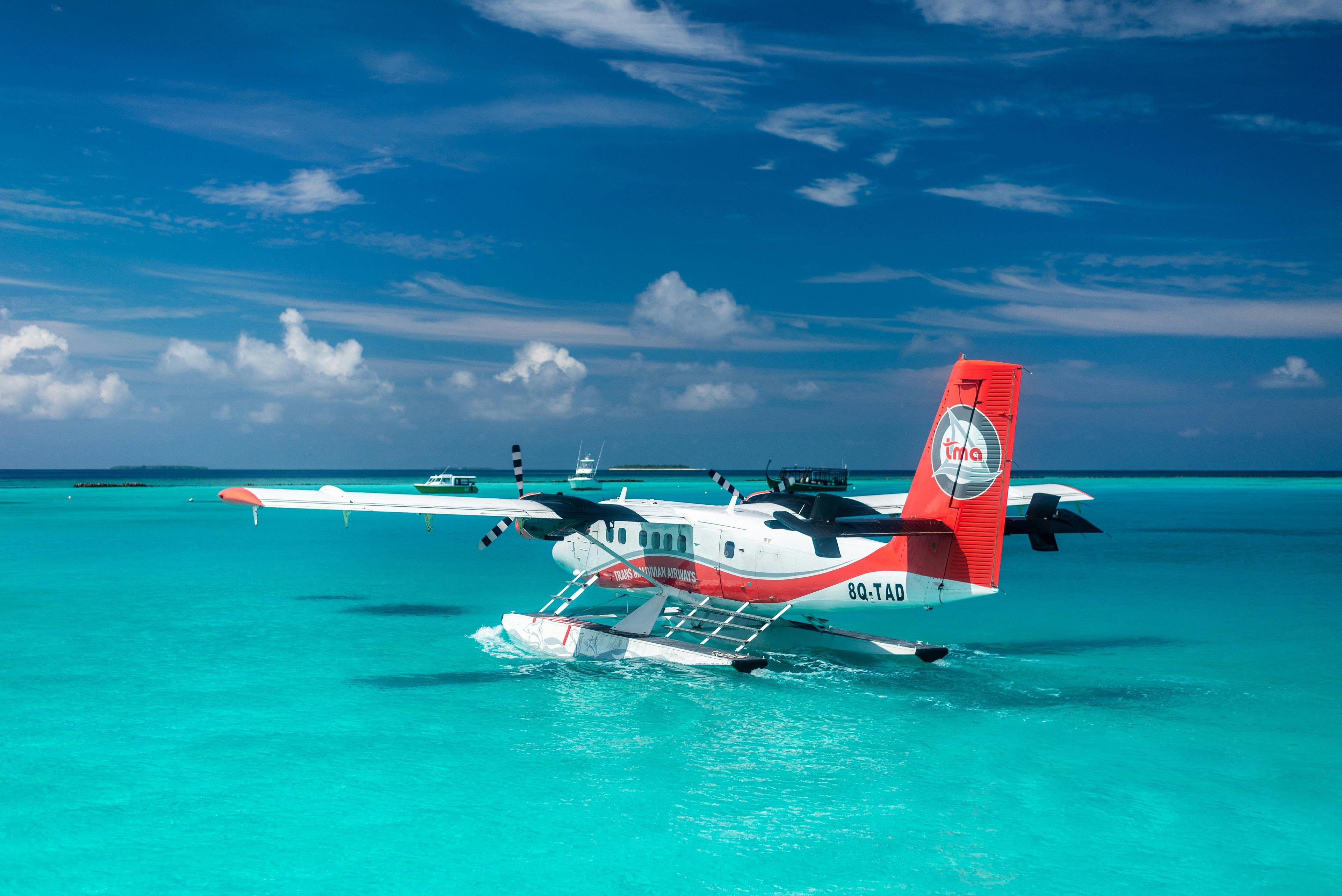 Travelling by Seaplane in the Maldives