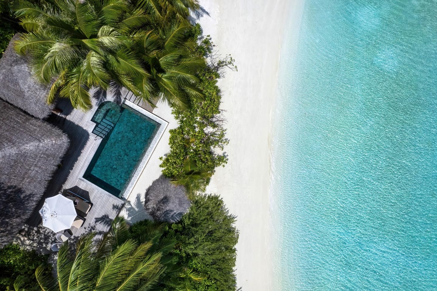 Baros Maldives - Resort - Aerial - Birds Eye View - Baros Suite  - Pool.jpg