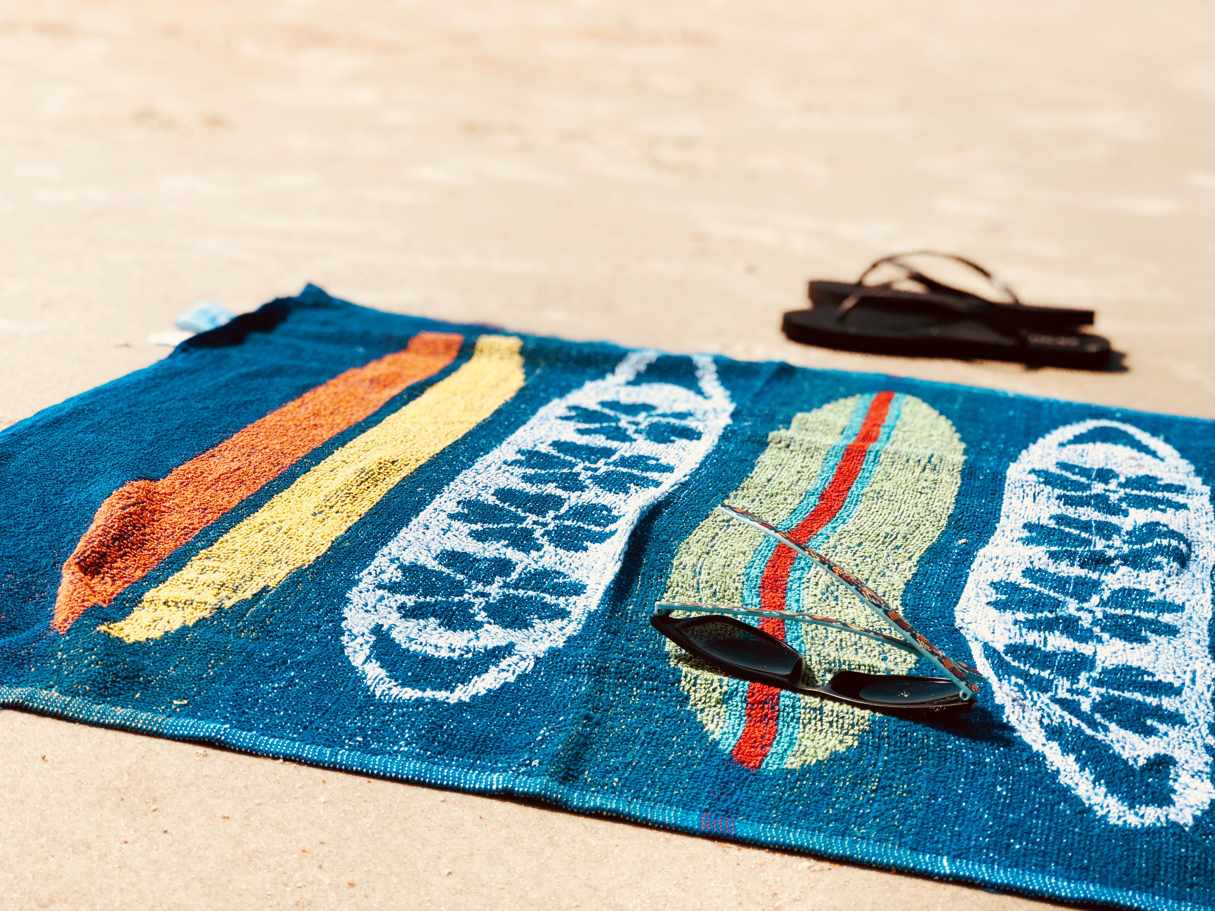 Beach Towel and Slippers.JPG